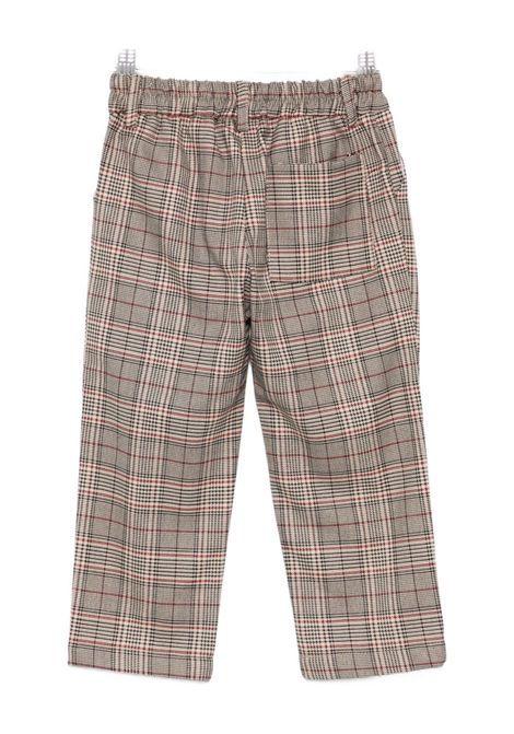 Pantaloni a quadri U+E' BY MISS GRANT | UEM0707BORDEAUX